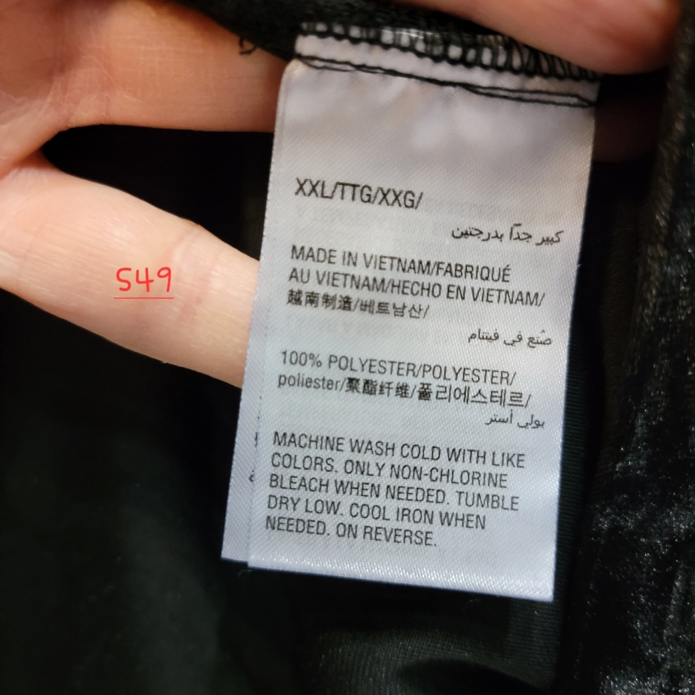 INC INTERNATIONAL Concepts Mens Button Down Shirt XXL Black Suede-like Material - Picture 3 of 4